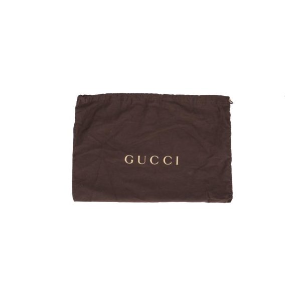 59630 6 Gucci Wristlet Hand Pouch Dark Brown