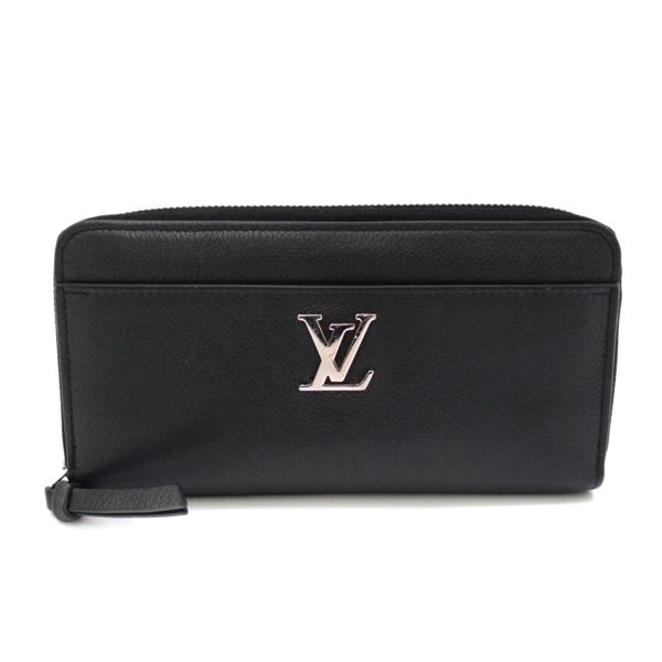 59631 1 Louis Vuitton Zippy Lockme Wallet Taurillon Noir