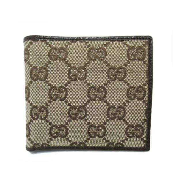 59756 1 Gucci GG Canvas Bi Fold Wallet