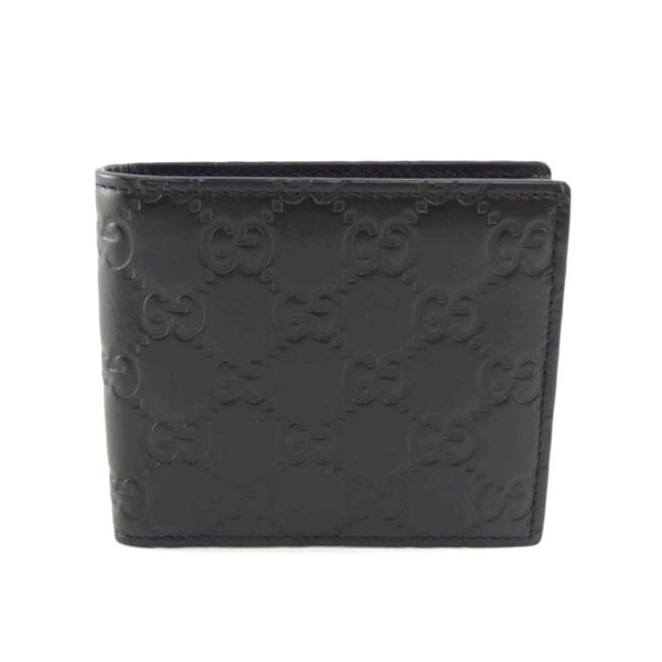 59782 1 Gucci Shima Leather 2 Fold Wallet