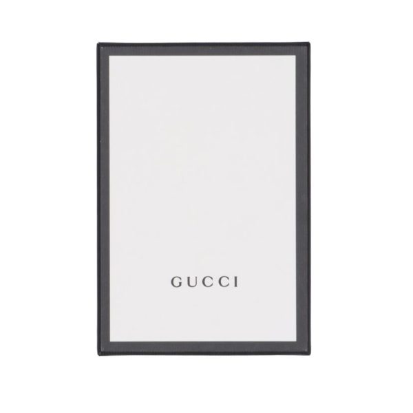 59803 6 GUCCI GG Marmont Compact Wallet Womens Black