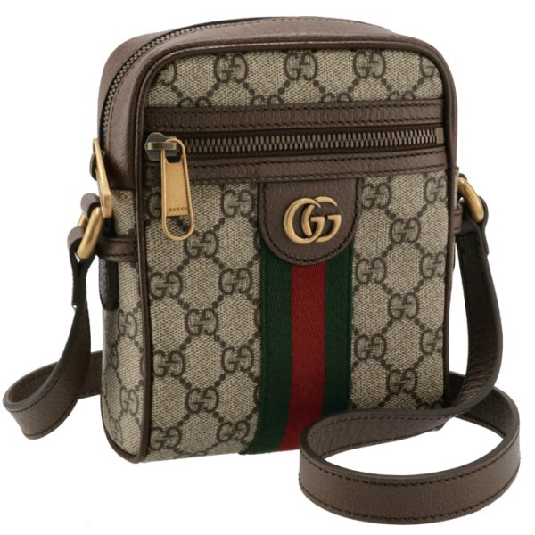 59812796iwt8745 GUCCI Ophidia GG Pochette Crossbody Bag Beige