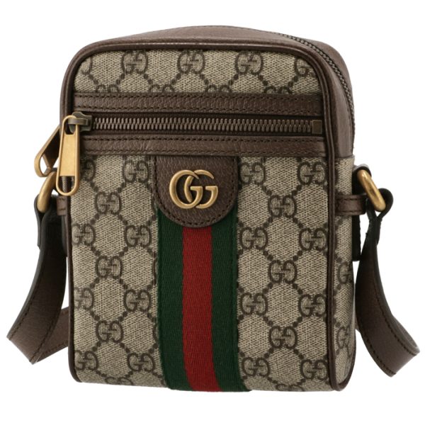 59812796iwt8745 1 GUCCI Ophidia GG Pochette Crossbody Bag Beige