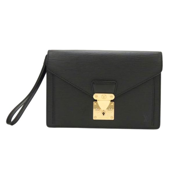 59815 1 Louis Vuitton Dragonne Pouch Epi Noir