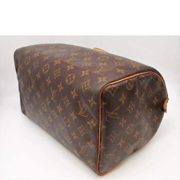 59845 4 Louis Vuitton Speedy 30 Monogram Handbag Brown