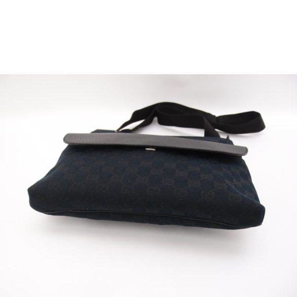 59853 3 Gucci GG Canvas Shoulder Bag Black