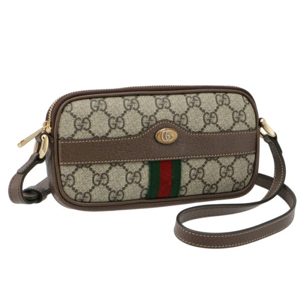 59866496iws8745 GUCCI Ophidia GG Mini Shoulder Bag Beige Brown