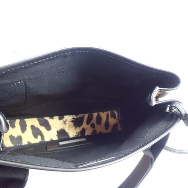 59875 5 Balenciaga Navy Cabas S Leopard Bag Black