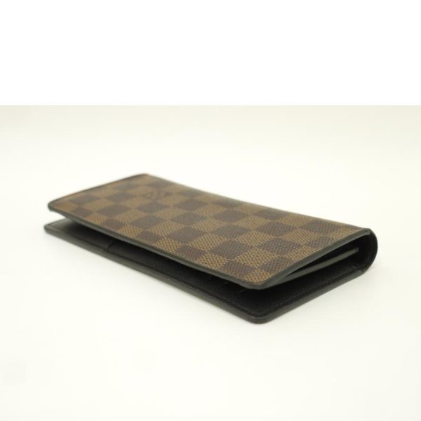 59925 4 Louis Vuitton Portefeuille Braza Damier Ebene Wallet Brown