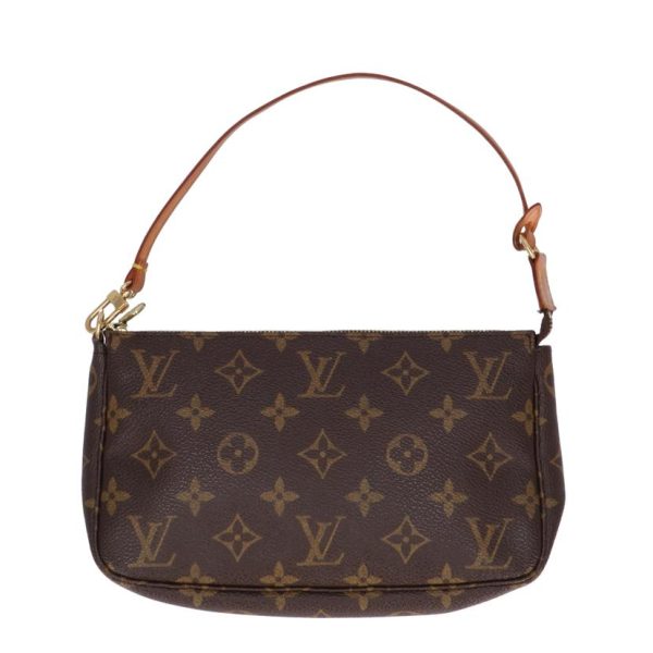 59982 1 Louis Vuitton Pochette Accessory Bag Monogram Brown