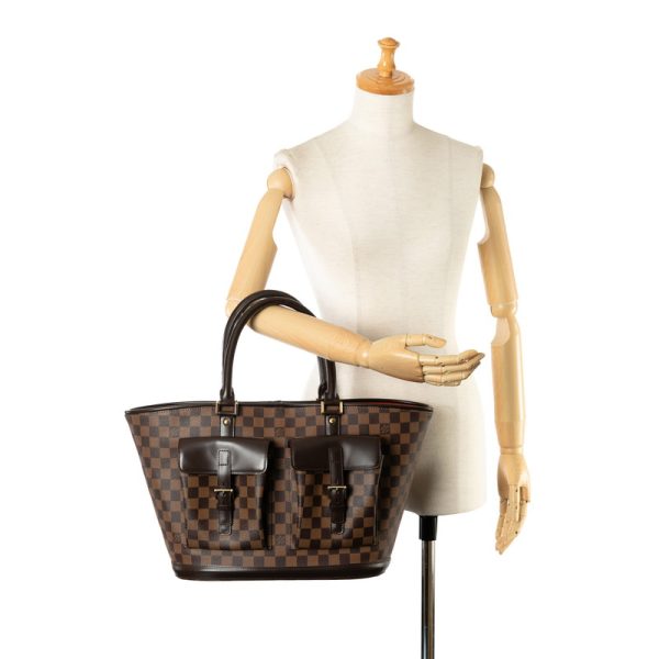 59uns62a7i6izdzp 10 Louis Vuitton Damier Manosque GM handbag brown