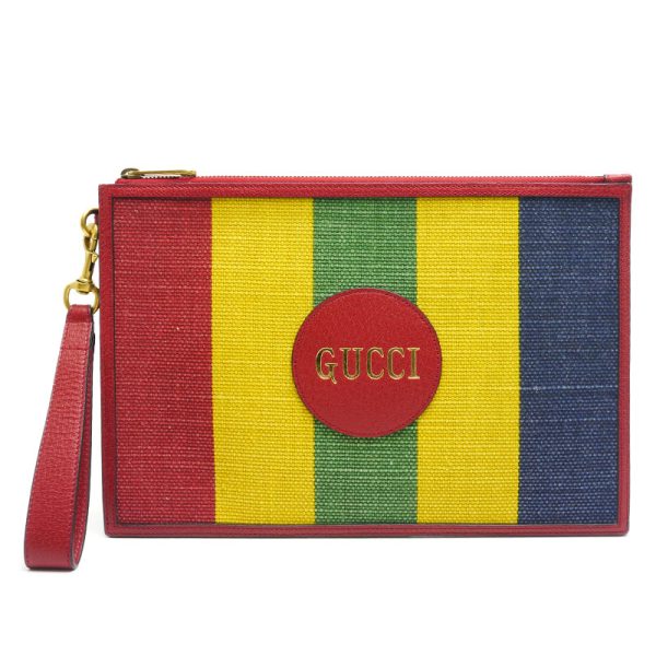 5h0393 1 GUCCI Viadera clutch bag Rasta