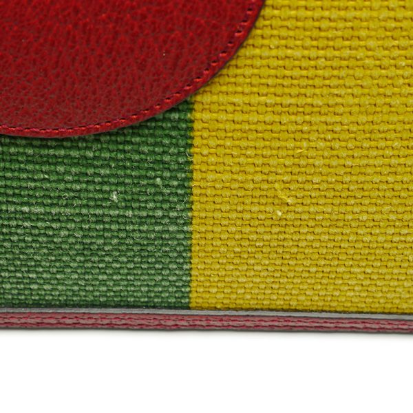 5h0393 4 GUCCI Viadera clutch bag Rasta