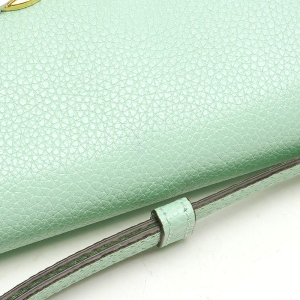 5h0983 4 GUCCI Zumi 572375 Chain Shoulder Bag Green