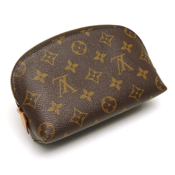 5h1272 2 Louis Vuitton LV Pochette M47515 Monogram Cosmetic Pouch