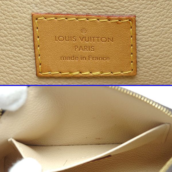 5h1272 6 Louis Vuitton LV Pochette M47515 Monogram Cosmetic Pouch