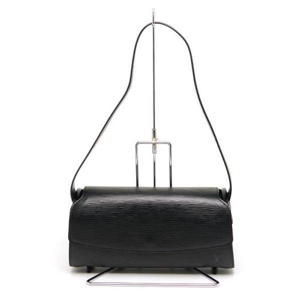 5h1342 1 Louis Vuitton LV Epi Nocturne PM Black Shoulder Bag