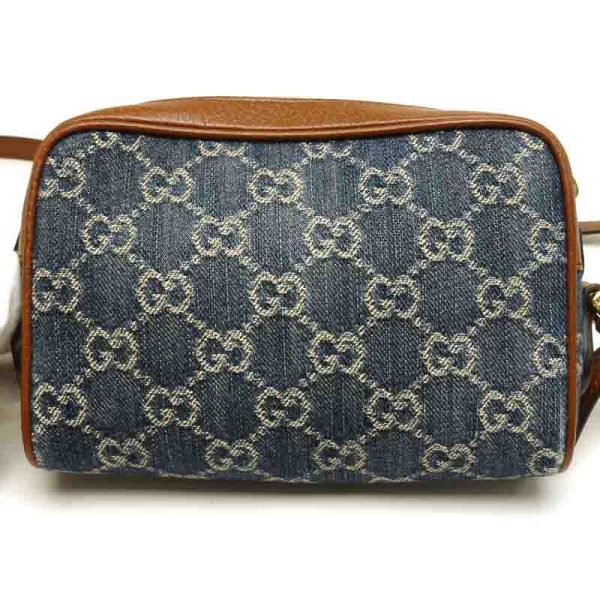 5h1479 2 GUCCI Ophidia GG Jacquard Denim Mini Bag Shoulder Bag