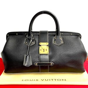 5ktk2111 5 1 Louis Vuitton Monogram Giant Dauphine MM Brown Black