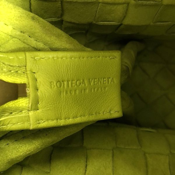 5m69s6e4m6ww 6 Bottega Veneta Loop Intrecciato Crossbody Bag Lime Green