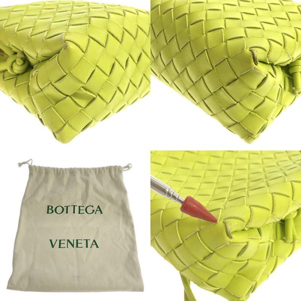 5m69s6e4m6ww 8 Bottega Veneta Loop Intrecciato Crossbody Bag Lime Green