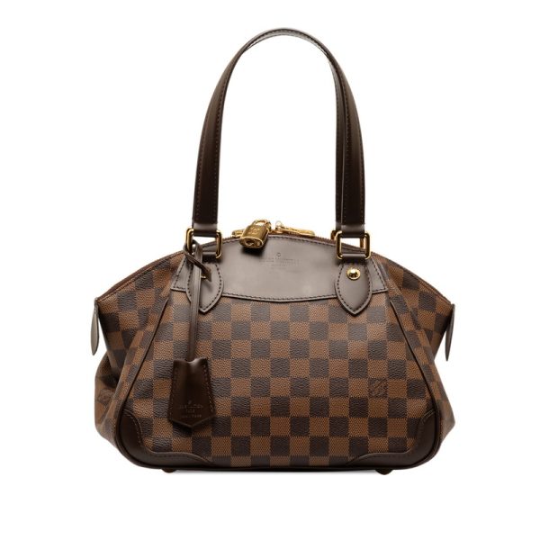 5s6ry6r6iqmgri2t 1 Louis Vuitton Damier Verona PM Handbag Ebene Brown