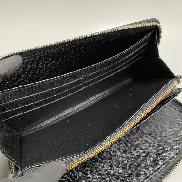 5sbb a2099805 8 Louis Vuitton Zippy Organizer Epi Leather Long Wallet Black