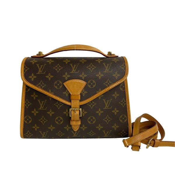 5sbk wz329534 3 Louis Vuitton Bel Air Monogram Leather 2way Mini Shoulder Bag Brown