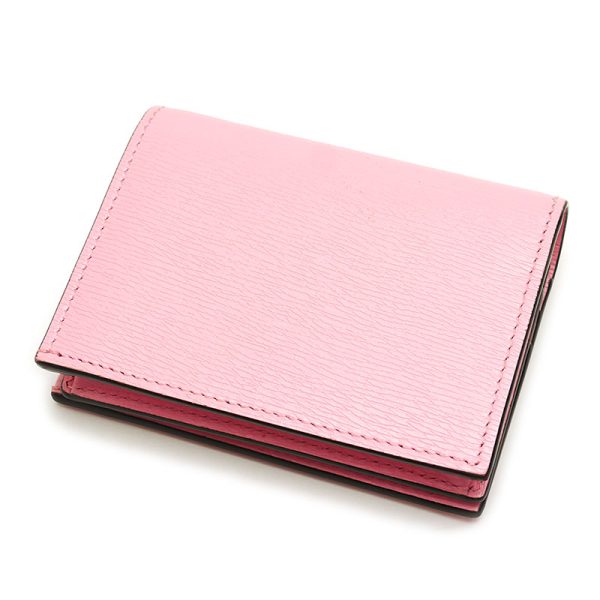 5sh0360 2 GUCCI Compact Wallet 701009 Lightning Bolt Bananya Pink