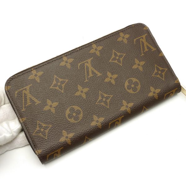 5sh0370 2 Louis Vuitton LV Zippy Wallet M41894 Round Zip Long Wallet