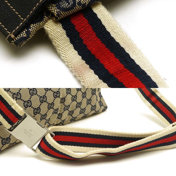 5sh1071 4 GUCCI Waist Bag GG Canvas Waist Pouch Body Bag