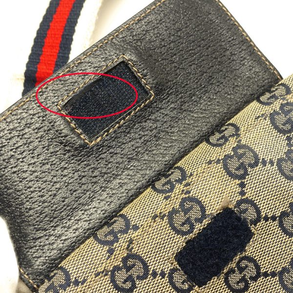 5sh1071 7 GUCCI Waist Bag GG Canvas Waist Pouch Body Bag