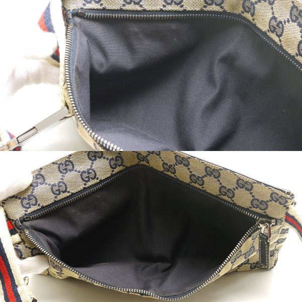 5sh1071 8 GUCCI Waist Bag GG Canvas Waist Pouch Body Bag