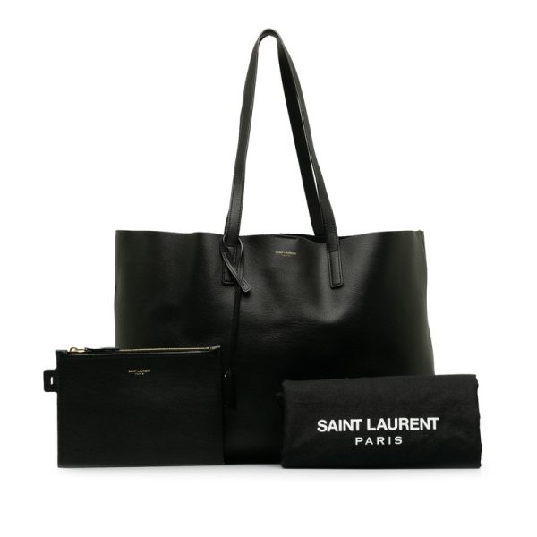 5yc0o7e8nlo0k7gp 11 Saint Laurent Sack Shopping Tote Bag Shoulder Bag 394195 Black Leather