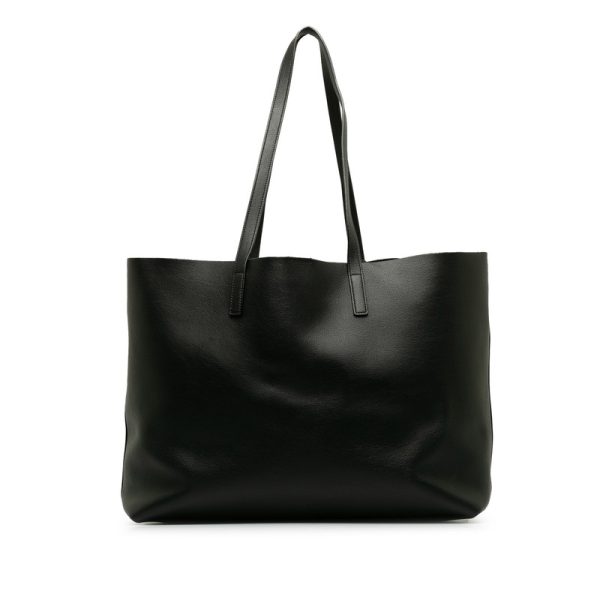 5yc0o7e8nlo0k7gp 3 Saint Laurent Sack Shopping Tote Bag Shoulder Bag 394195 Black Leather