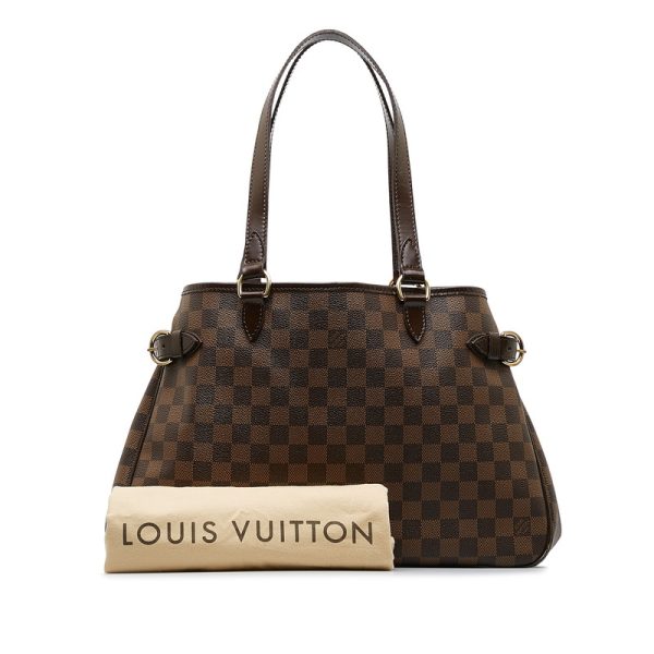 5zrexu31x27luv6i 15 Louis Vuitton Damier Batignolles Shoulder Bag Brown