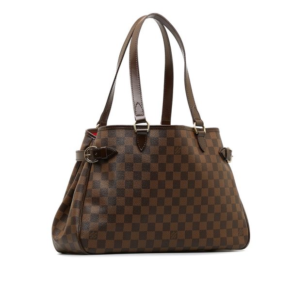 5zrexu31x27luv6i 2 Louis Vuitton Damier Batignolles Shoulder Bag Brown