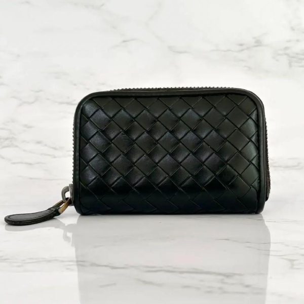 6 14685 Bottega Veneta Wallet Mini Coin Case Black