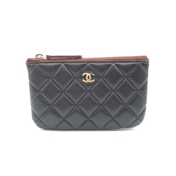 6 cha230904 1ta Chanel Accessories Matelasse Mini Pouch Black