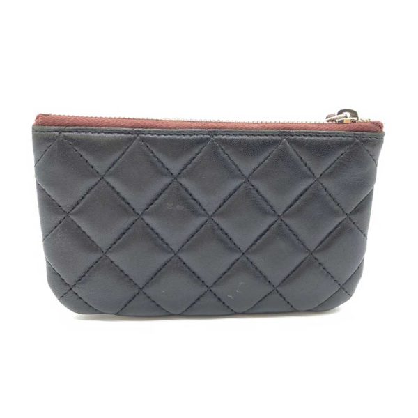 6 cha230904 1ta 01 Chanel Accessories Matelasse Mini Pouch Black