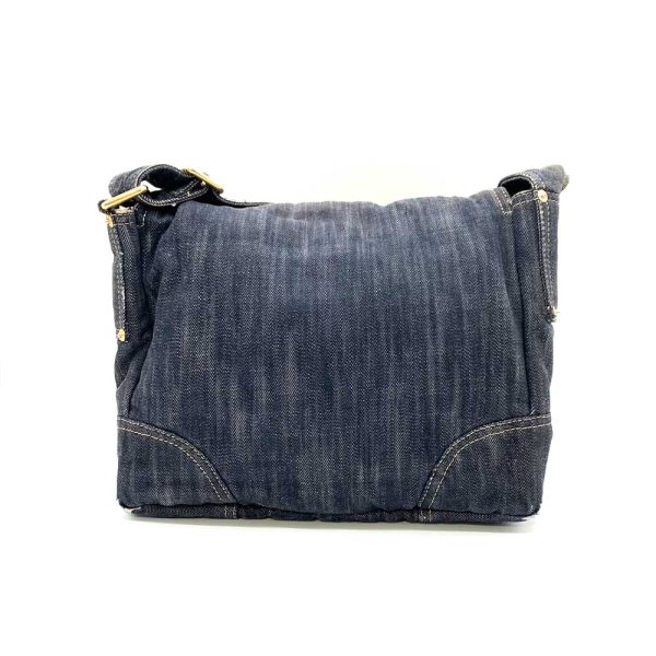 6 cha231009 3ta 01 Chanel Sparkling Denim Shoulder Bag Navy