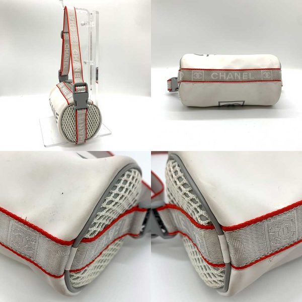 6 cha240127 1ta 02 Chanel Sports Mini Drum White Gray Red Shoulder