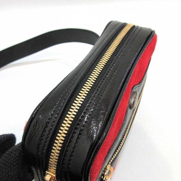 6 gu230212 6ta 04 Gucci Ophidia Belt Bag Waist Pouch Red