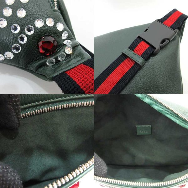 6 gu230219 2ta 04 Gucci Body Bag Waist Bag Multicolor Moss Green