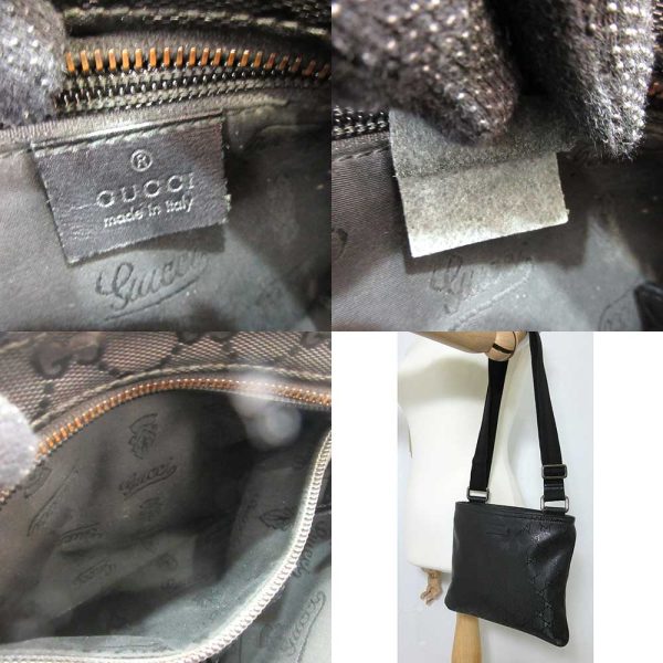 6 gu230421 1ta 04 Gucci Bag Shoulder Pochette Crossbody Black