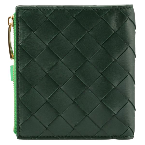 600270vcpp83051 2 Bottega Veneta Bicolor Wallet Green