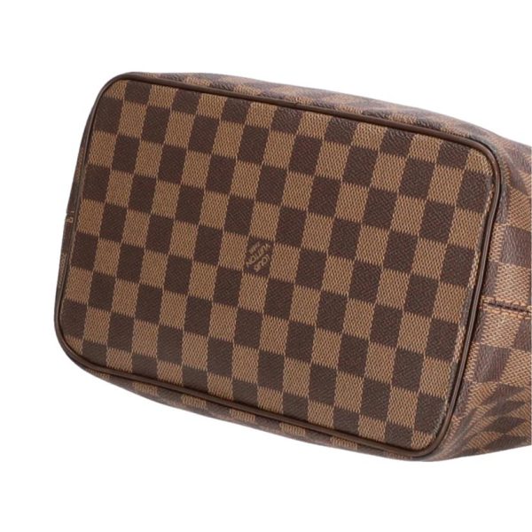 60063 2 Louis Vuitton Saleya Damier Handbag Ebene Brown