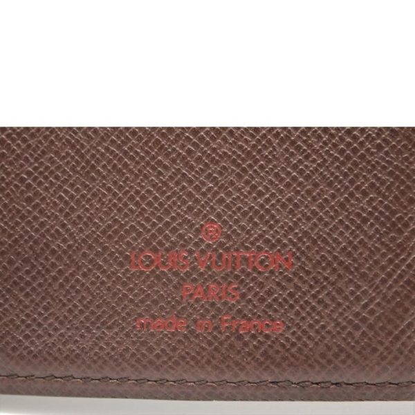 60063 8 Louis Vuitton Porto Carte Credit Damier Wallet Brown