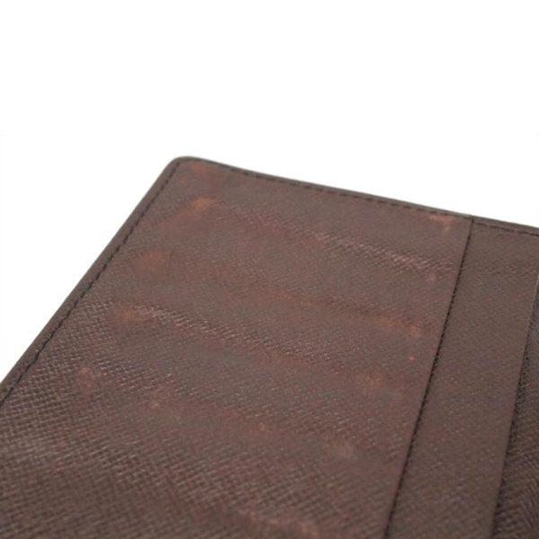 60063 9 Louis Vuitton Porto Carte Credit Damier Wallet Brown