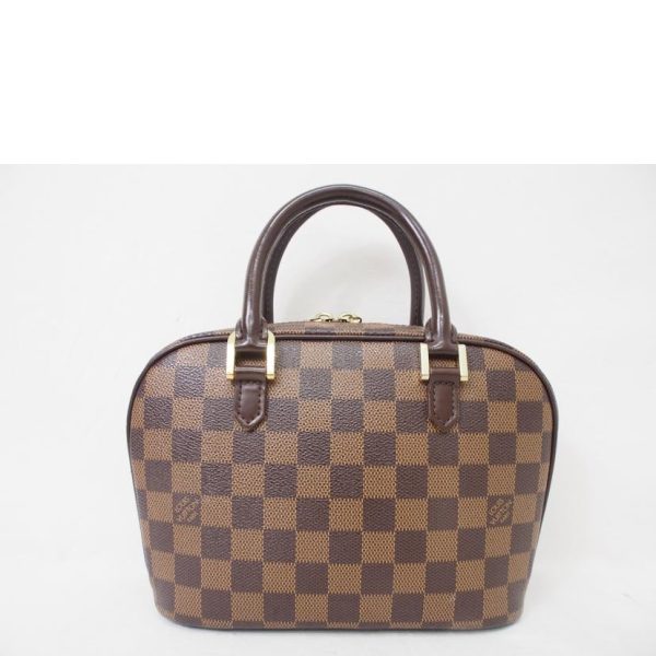 60108 2 Louis Vuitton Salia Mini Damier Ebene Bag Brown